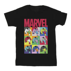 Marvel - T-shirt - Fille (Noir)