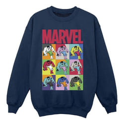 Marvel - Sweat - Fille (Bleu marine)
