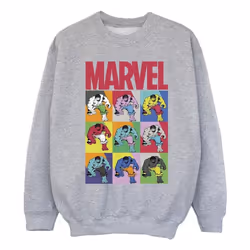 Marvel - Sweat - Fille (Gris chiné)