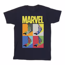 Marvel - T-shirt - Homme (Bleu marine)