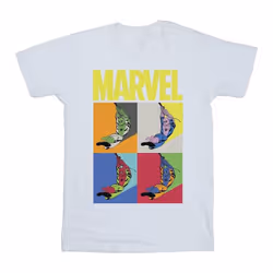 Marvel - T-shirt - Garçon (Blanc)