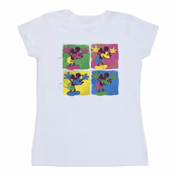 Disney - T-shirt - Femme (Blanc)