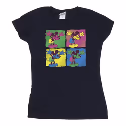 Disney - T-shirt - Femme (Bleu marine)