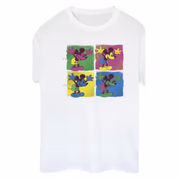 Disney - T-shirt - Femme (Blanc)