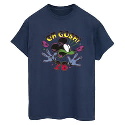 Disney - T-shirt OH GOSH - Femme (Bleu marine)
