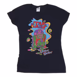 Star Wars - T-shirt - Femme (Bleu marine)