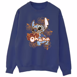 Disney - Sweat OHANA - Homme (Bleu marine)