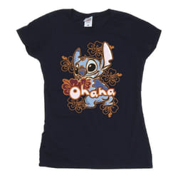 Disney - T-shirt OHANA - Femme (Bleu marine)