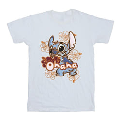 Disney - T-shirt OHANA - Fille (Blanc)