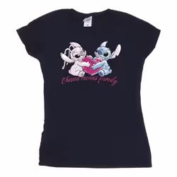 Disney - T-shirt OHANA - Femme (Bleu marine)