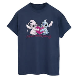 Disney - T-shirt OHANA - Femme (Bleu marine)