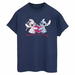 Disney - T-shirt OHANA - Femme (Bleu marine)