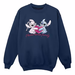 Disney - Sweat OHANA - Garçon (Bleu marine)