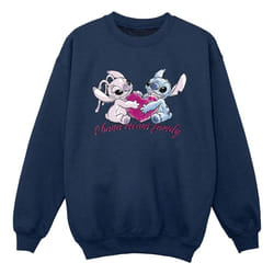 Disney - Sweat OHANA - Garçon (Bleu marine)