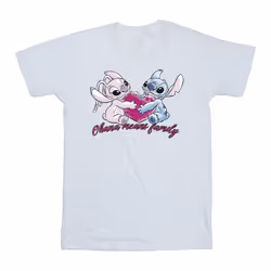 Disney - T-shirt OHANA - Fille (Blanc)
