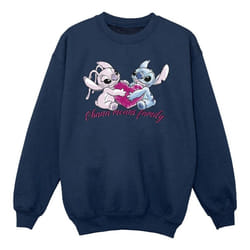 Disney - Sweat OHANA - Fille (Bleu marine)