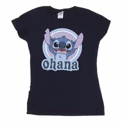 Disney - T-shirt OHANA - Femme (Bleu marine)