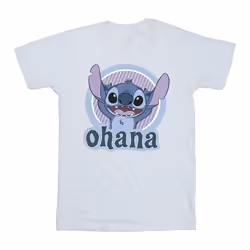 Disney - T-shirt OHANA - Fille (Blanc)