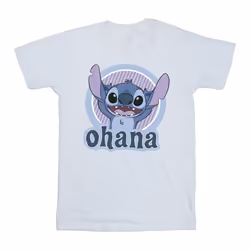 Disney - T-shirt OHANA - Fille (Blanc)