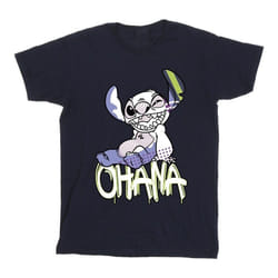 Disney - T-shirt OHANA - Homme (Bleu marine)