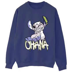 Disney - Sweat OHANA - Homme (Bleu marine)