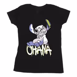 Disney - T-shirt OHANA - Femme (Noir)