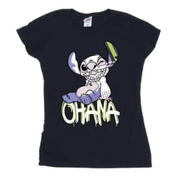 Disney - T-shirt OHANA - Femme (Bleu marine)