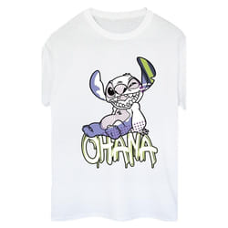 Disney - T-shirt OHANA - Femme (Blanc)