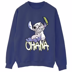 Disney - Sweat OHANA - Femme (Bleu marine)