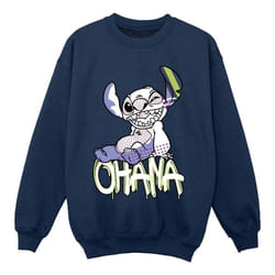 Disney - Sweat OHANA - Fille (Bleu marine)