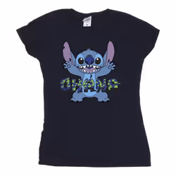 Disney - T-shirt OHANA - Femme (Bleu marine)