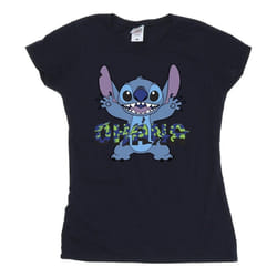 Disney - T-shirt OHANA - Femme (Bleu marine)