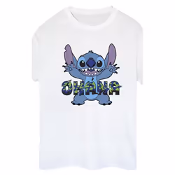 Disney - T-shirt OHANA - Femme (Blanc)