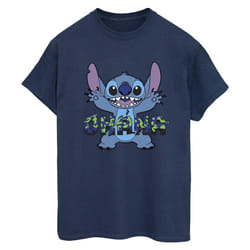 Disney - T-shirt OHANA - Femme (Bleu marine)