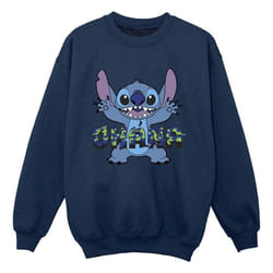 Disney - Sweat OHANA - Garçon (Bleu marine)