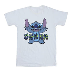 Disney - T-shirt OHANA - Fille (Blanc)