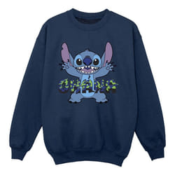Disney - Sweat OHANA - Fille (Bleu marine)