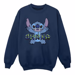 Disney - Sweat OHANA - Fille (Bleu marine)