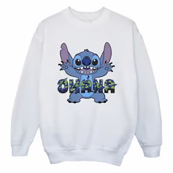 Disney - Sweat OHANA - Fille (Blanc)