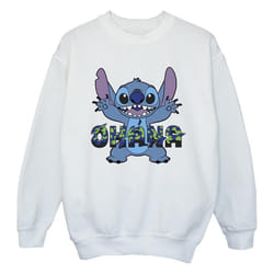 Disney - Sweat OHANA - Fille (Blanc)