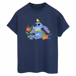 Disney - T-shirt - Femme (Bleu marine)