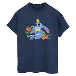 Disney - T-shirt - Femme (Bleu marine)