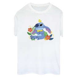 Disney - T-shirt - Femme (Blanc)
