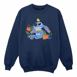 Disney - Sweat - Fille (Bleu marine)
