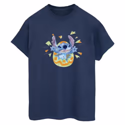 Disney - T-shirt - Femme (Bleu marine)