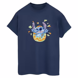 Disney - T-shirt - Femme (Bleu marine)