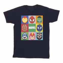 Marvel - T-shirt - Homme (Bleu marine)