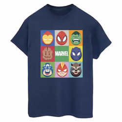Marvel - T-shirt - Femme (Bleu marine)