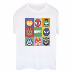Marvel - T-shirt - Femme (Blanc)