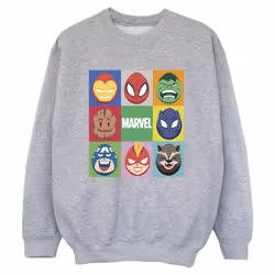 Marvel - Sweat - Garçon (Gris chiné)